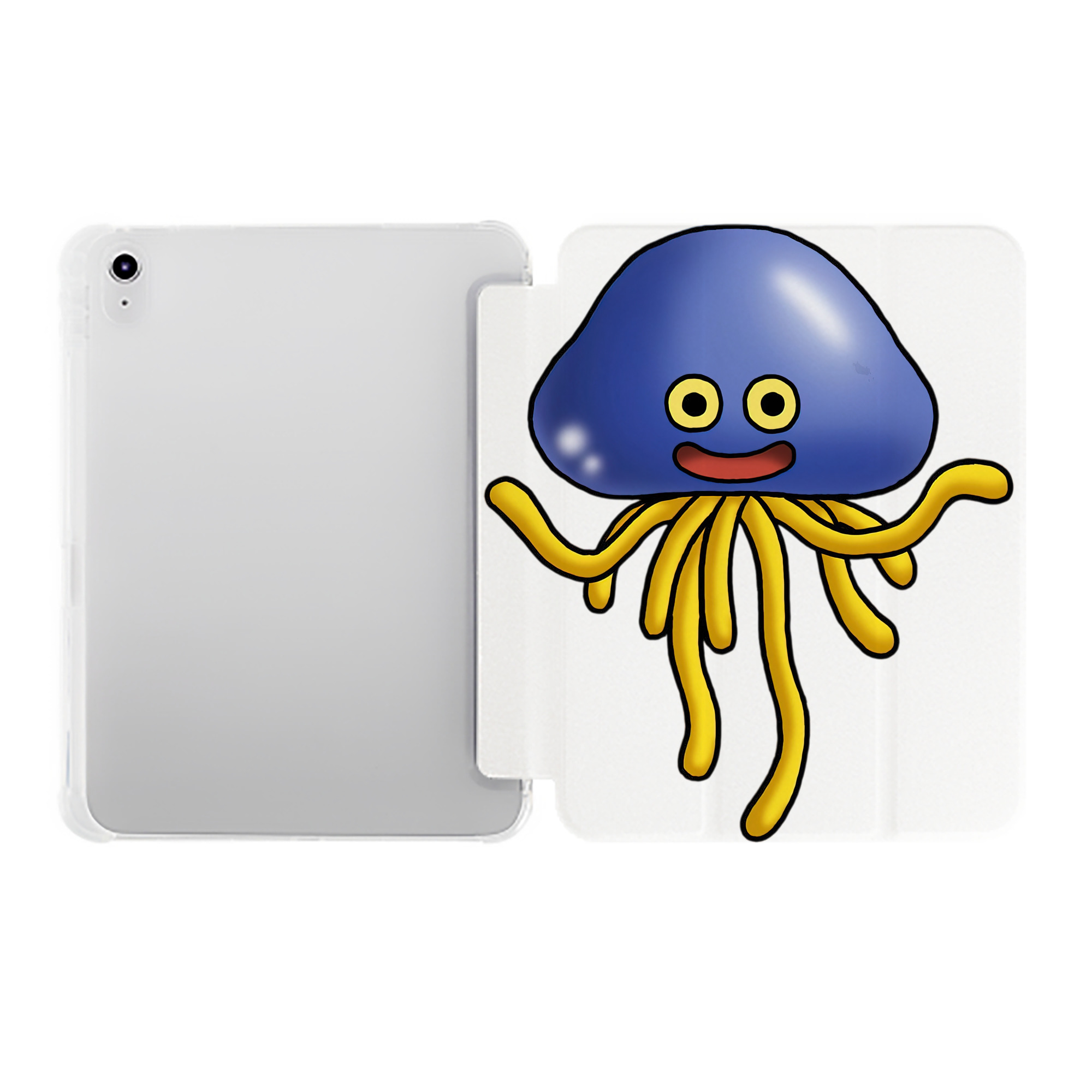 （画像用） ドラゴンクエスト Doragon Kuesuto Dragon Quest IPad ケース ペン収納付き 三つ折りスタンド PUレザー×シリコン 対応機種9.5/10.5/10.9インチ